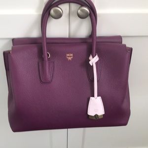 MCM medium Milla handbag. Purple. Like new